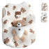 Pet Sweater Plush Bear Pattern Sleeveless Pet Clothing Puppy Outfit Kitten - White - Size L