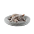 Cat Bed Plush Cat Bed Round Cat Bed Cat Furniture Cat Comfort Pet Supplies - Gray / 50cm