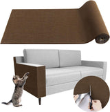 Cat Scratching Pad DIY Cat Accessory Cat Furniture Protection Cat Climbing - Brown - Size 15.8''x39.3''