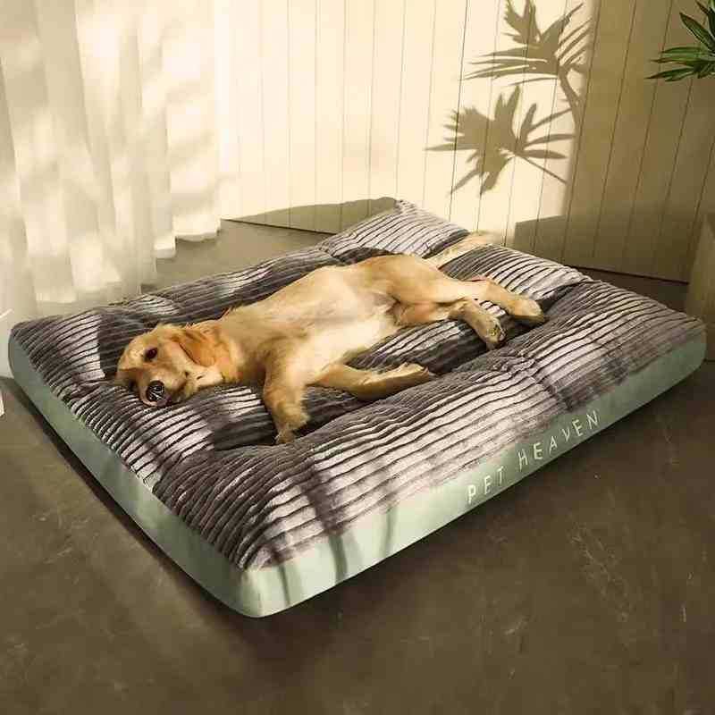 Warm Dog Bed Washable Pet Bed Non-Slip Dog Bed High Backrest Dog Bed Thick Dog - Gray - Size 47*37.4in