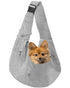 Grey Dog Carrier Bag Small Dog Carrier Sling Pet Travel Bag Australia