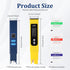 Digital PH Test Pen - 0.01 High Accuracy PH Meter, 0-14 PH Measurement Range, Digital TDS Tester with HD Backlit Display for Household Drinking, Pool and Aquarium