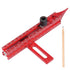4 Sided Scribing Tool, Aluminum Alloy 4 Sided Scale Guiding Ruler, Leveling Ruler with Magnetic Base, Multi-Purpose Woodworking Marking Tool for DIY, Woodworking, Carpentry