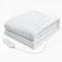 Heated Blanket Electric Throw,4 Heat Settings & 8H Auto Shut-Off Double Helix Fast Heating Electric Blanket,Skin-Friendly Cotton & Non-Slip Design Heated Throw with Overheat Protection - White - Size 59*31.4"