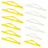 12Pcs Handheld Bag Clips For Food Storage, Reusable Chip Bag Clips With Handle, Grip Sticks Bag Sealers, Strong Load Bearing Sealing Clips For Snack Cereal
