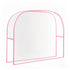 3Pcs Salon Chair Cover, PVC Clear Chair Back Covers, Waterproof Salon Chair Covers Protectors, Soft Salon Chair Back Cover, Fits Most Standard Salon Chairs Office Chairs, 20"x 15.7"x 4.7" - Pink - Size 20in