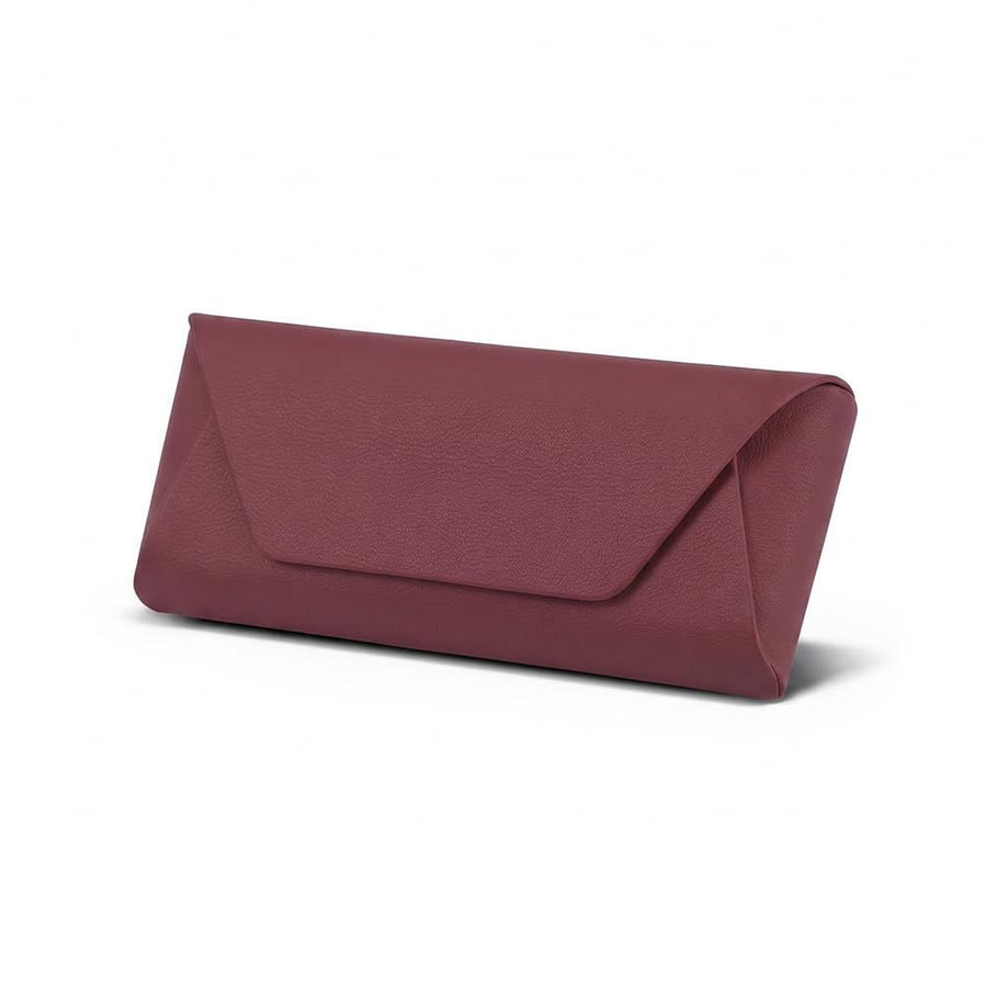 Car Glasses Case for Kia Sorento 2025 2026 BL/XM/UM/MQ4 Magnetic Leather Car Sunglasses Holder, Adhesive Mount Eyewear Organizer Box, Quick Release Dashboard Storage Accessory - Red - Size 16*6.3cm