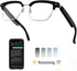 AI Smart Translation Glasses: 110+ Languages, Photochromic Lenses, Bluetooth – Ideal for Travel, Business & Daily Use（black）