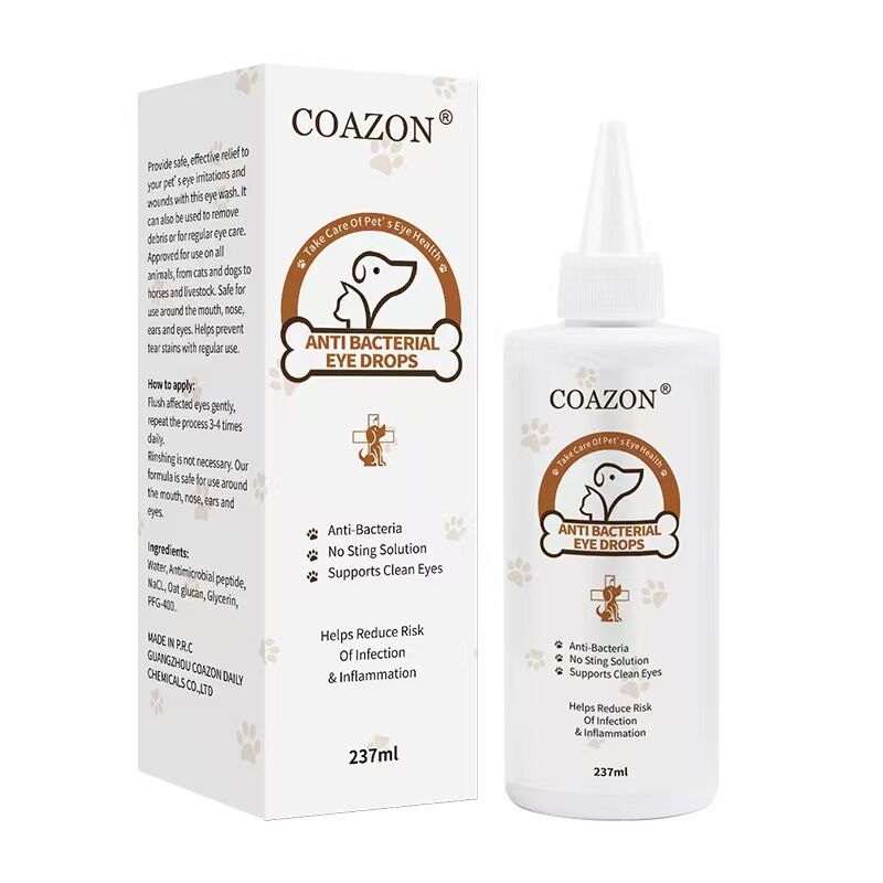 COAZON, Eye Stain Remover for Dogs and Cats, Dry Eyes, Keratitis ,Conjunctivitis,One's Eyes Become Bloodshot,Redness And Itching, Increased Secretion