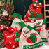 Christmas gift 4-Pack Christmas Knitted Gift Bags - Small & Big Festive Pouches for Apples, Candies, Christmas Eve Gifting & DecorationProduct（S） 