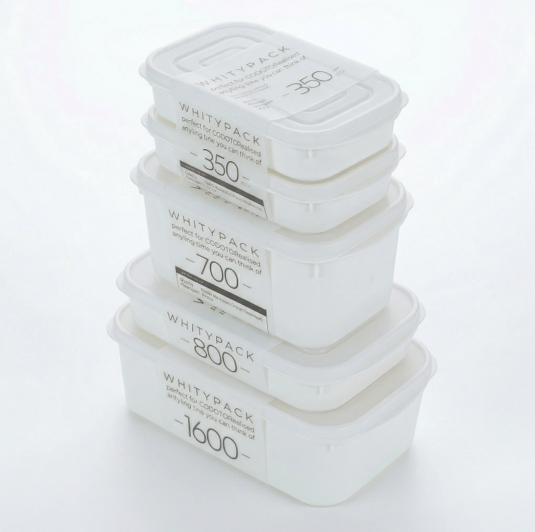 Airtight Food Storage Containers Set – 5-Piece Multi-Size (2x350ml, 1x700ml, 1x800ml, 1x1600ml), BPA-Free, Freezer & Microwave Safe with Soft-Seal Lids, Stackable for Complete Kitchen Organization (White)