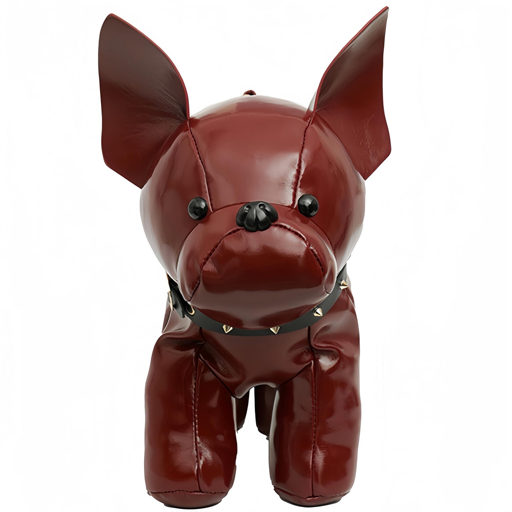 French Bulldog Shaped Bag – Cute Animal Crossbody Shoulder Bag with Adjustable Strap, PU Leather Dog Backpack for Women, Fashion Statement Accessory (Red)