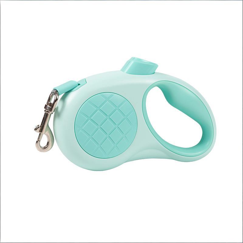 Retractable Dog Leash – 16.5 ft Automatic Walking Lead with One-Hand Brake Lock & Anti-Tangle Nylon Tape – Heavy-Duty 55 lb Capacity – Ideal for Small to Medium Dogs (Green)