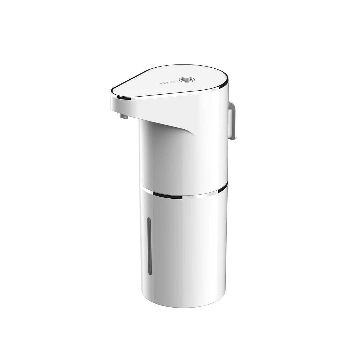 Automatic Sensor Foam Soap Dispenser – 350mL Rechargeable Touchless Hand Soap Pump with 3 Adjustable Levels & Type-C Charging (White) 