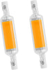 2PCS 10W R7S LED COB Bulb, Dimmable 78mm Double-Ended J-Type T3 Lamp, 100W Halogen Equivalent, 1000LM 6000K Daylight for Floodlight & Landscape Lighting (Yellow)