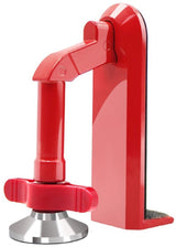 Heavy Duty Portable Door Lock for Travel, Adjustable Door Stopper for Home Security, No Drill Anti-Theft Door Jammer for Women, Kids, Solo Living (Red)