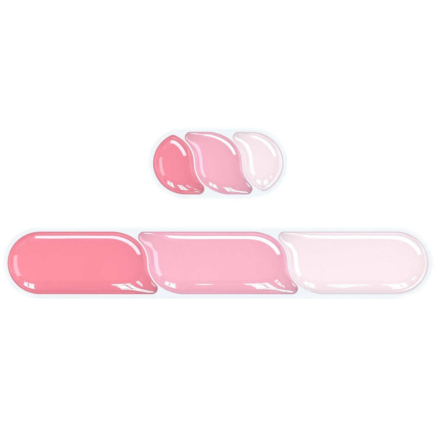 Ergonomic Gel Wrist Rest Set – Keyboard and Mouse Support Pad with Soft Cushioning for Office, Work, Gaming, and Study – Anti-Slip Base, Comfortable Design (Pink)