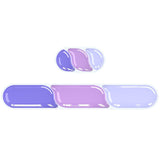 Ergonomic Gel Wrist Rest Set – Keyboard and Mouse Support Pad with Soft Cushioning for Office, Work, Gaming, and Study – Anti-Slip Base, Comfortable Design (Purple)