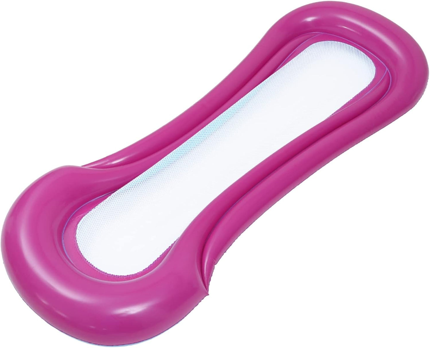  Inflatable Red Floating Bed: Portable Foldable Swimming Mat for Pool Lounging, Water Fun & Beach Relaxation