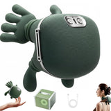 Hand-Like Neck & Shoulder Massager with 4D Kneading and Heat – Portable Massage Device for Back, Legs, and Neck Relaxation (Forest Green) 
