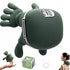 Hand-Like Neck & Shoulder Massager with 4D Kneading and Heat – Portable Massage Device for Back, Legs, and Neck Relaxation (Forest Green) 