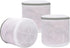 3-Pack Bra Laundry Wash Bags with Support Frame, Delicate Lingerie Mesh Bags for Machine Washing, Anti-Deformation Underwear Protector (Grey)