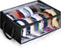 Large Capacity Foldable Hat Organizer Storage Box with Clear See-Through Window for Baseball Caps, Clothes, Toys, and Books, Underbed and Closet Container (Black)