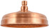 8-Inch Rainfall Shower Head, High-Pressure Antique Copper Showerhead with 360° Adjustable Ball Joint for Bathroom, Hotel, Gym (Antique Red)