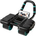 Automatic Rebound Ab Roller with Six-Point Elbow Support & Phone Holder for Home Gym Core Workout (Black)