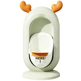 Wall-Mounted Kids Urinal for Boys – Adjustable Height Training Potty with Cute Cartoon Design, Anti-Splash, Easy to Clean, Portable Toilet for Home, Nursery, Travel (Green)
