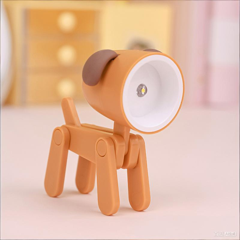 Bendable Animal Night Light 3-Pack – Mini LED Desk Lamp with Warm White Glow | Choose Your Color | Posable Joints for Kids, Students, Bedside & Gifts（brown）| Please choose 3 items to complete your purchase