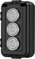 Compact Magnetic Key Holder with Strong Neodymium Magnet, Rubber-Sealed Compartment, and Durable ABS Casing for Discreet Vehicle-Mounted Storage—Ideal for EDC, Travel, and Emergency Access (Black) 