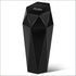 Push-Top Car Trash Can – Compact 600mL Auto-Close Garbage Bin for Cup Holder, Door Pocket & Desk, Waterproof, Leakproof, Sleek Geometric Design (Black)