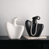 Wabi-Sabi Human Form Vase Set (Black & White) – Artistic Home Decor for Flowers | Other Luxury Styles Available in Store