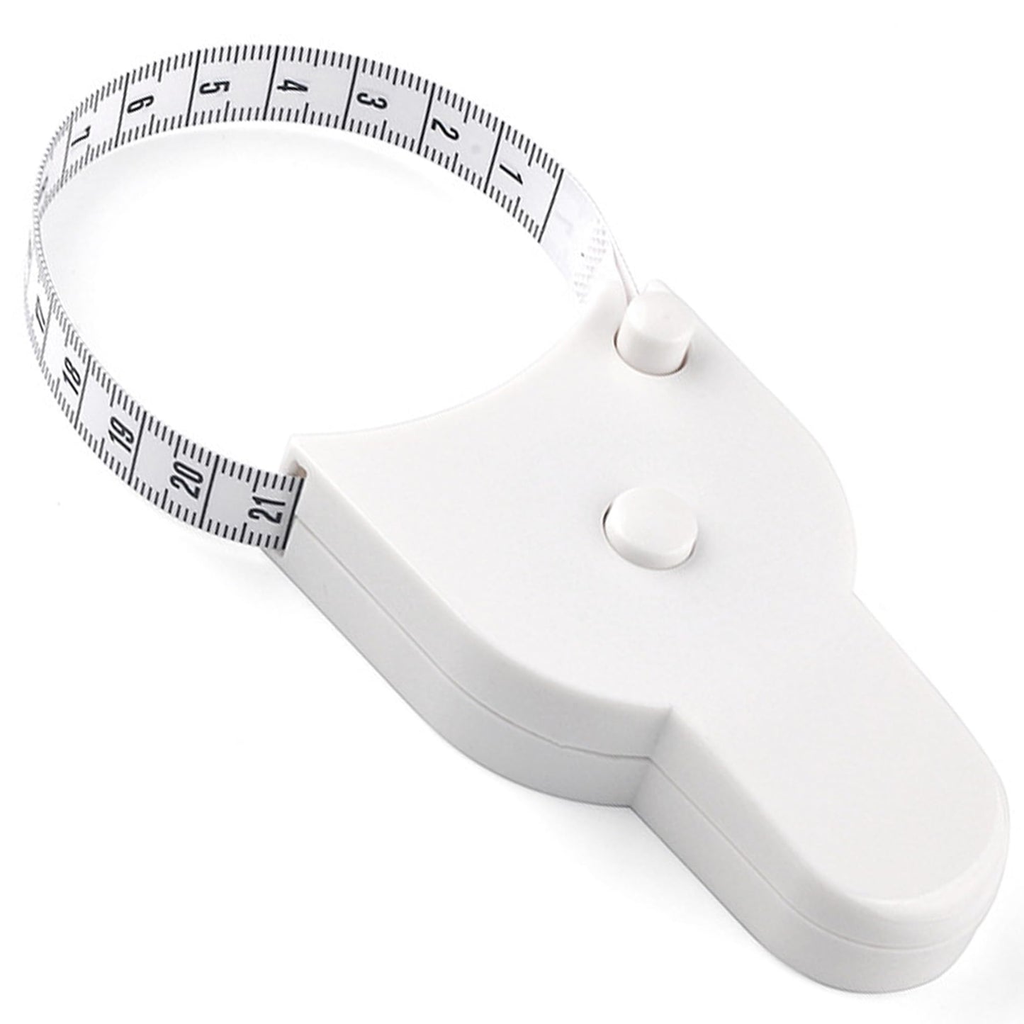 Soft Retractable Body Tape Measure for Fitness, Tailoring & Home Use – 60-Inch Dual-Scale Measuring Tape with Lock, 3-Pack of Identical Units (White)