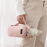 Water Bottle Sling with Phone Pocket – Adjustable Crossbody Bag for Hiking, Running, Gym, Travel, and Outdoor Activities – Durable Water Bottle Holder (Pink)