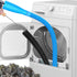 Dryer Vent Cleaner Kit with Flexible Lint Brush & Vacuum Hose Attachment for Deep Cleaning, Fire Prevention (Blue) 