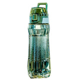 Portable Sport Water Bottle with Handle – Large Capacity Fitness Water Bottle for Gym, Hiking, Cycling, Outdoor Use – BPA-Free & Leak-Proof (Green,1000ml)
