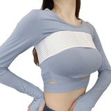 Full-Length Chest Compression Band for High-Impact Support – Breathable, Stretchy Breast Stabilizer for Running, Gym & Post-Surgery Recovery (White)