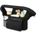 Universal Stroller Organizer with Insulated Cup Holders, Detachable Wristlet & Adjustable Shoulder Strap for Diapers, Bottles & Essentials (Black)