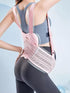 Maternity Belly Support Band for Waist 80-102cm – Adjustable Prenatal Abdominal Brace with Breathable Mesh Fabric and Heart-Shaped Cushion Pad, Lightweight Pregnancy Waist Belt for Daily Comfort (Pink,L) 