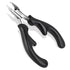 Professional Eagle-Beak Nail Nipper for Thick & Ingrown Toenails – Stainless Steel Cutters with 25° Curved Edge, Anti-Slip ABS Handle, Built-In Spring, Washable Design, Dermatologist-Recommended Foot Care Tool (Black)