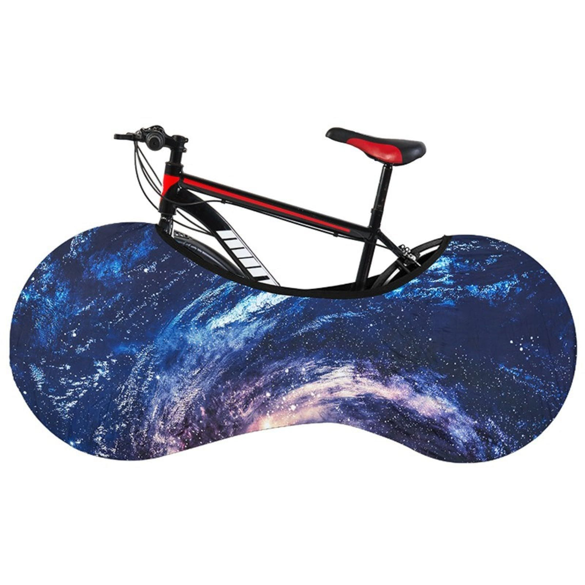 Indoor Stretchable Bicycle Frame Cover, Dust & Scratch Protection for Home Storage, 160*66cm (Navy Blue)