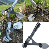 Manual Tree Root Cutter Heavy Duty for Garden and Farm Use-Grey