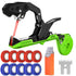 Garden Tape & Staple Gun Set for Plant Tying and Securing, 10000 Staples, 500m Tape-Green