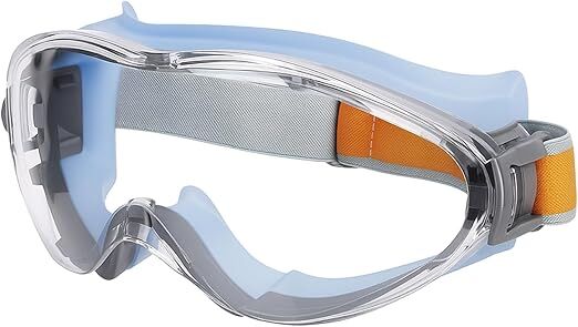 Christmas gifts Anti-Fog Safety Goggles, Outdoor Wind & Dust Protection, Clear Vision Lab & Work Goggles for Aussies(blue)