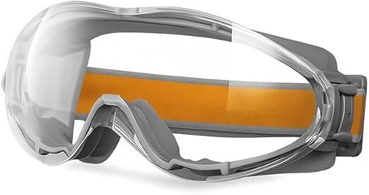 Christmas gifts Anti-Fog Safety Goggles, Outdoor Wind & Dust Protection, Clear Vision Lab & Work Goggles for Aussies(grey)