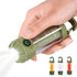 Rechargeable LED Camping Lantern Flashlight: 6 Modes, USB-C, Portable for Hiking, Emergency, Night Walking & Outdoor Adventures（green）