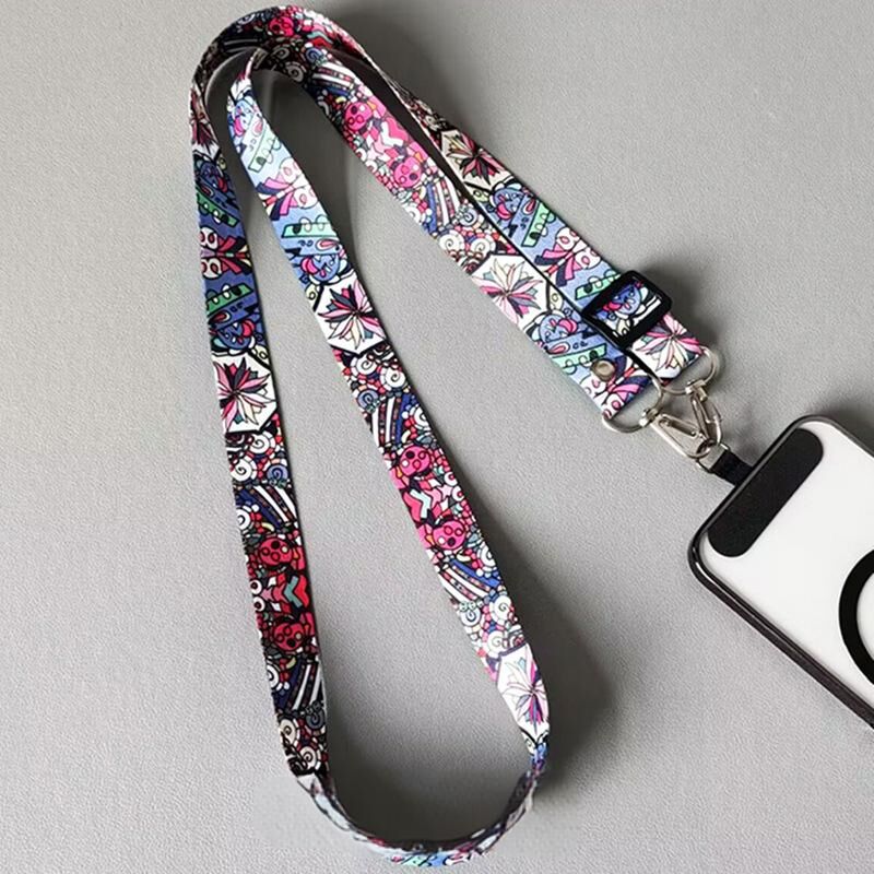 Christmas gifts 4PCS Boho Pattern Phone Crossbody Lanyard Set, Adjustable 65-118cm, Stylish & Durable for Universal Phone Models