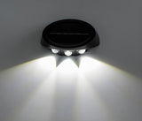 Solar Outdoor Wall Lights (2-Pack): IP44 Waterproof LED Sconces for Garden, Patio & Pathway Lighting（white light）